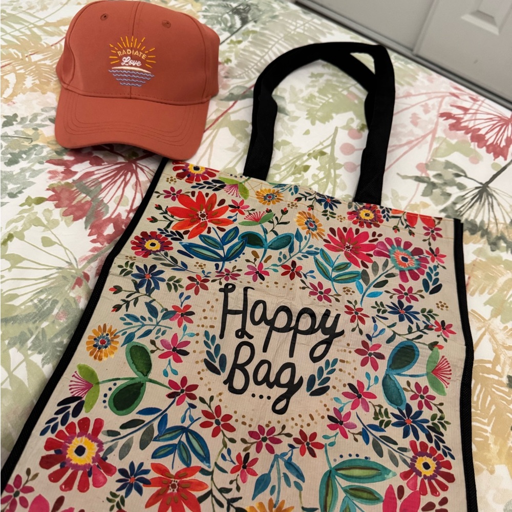 Natural Life Happy Bag Tote and Redmond Outfitters Radiate Love (NWT) bundle